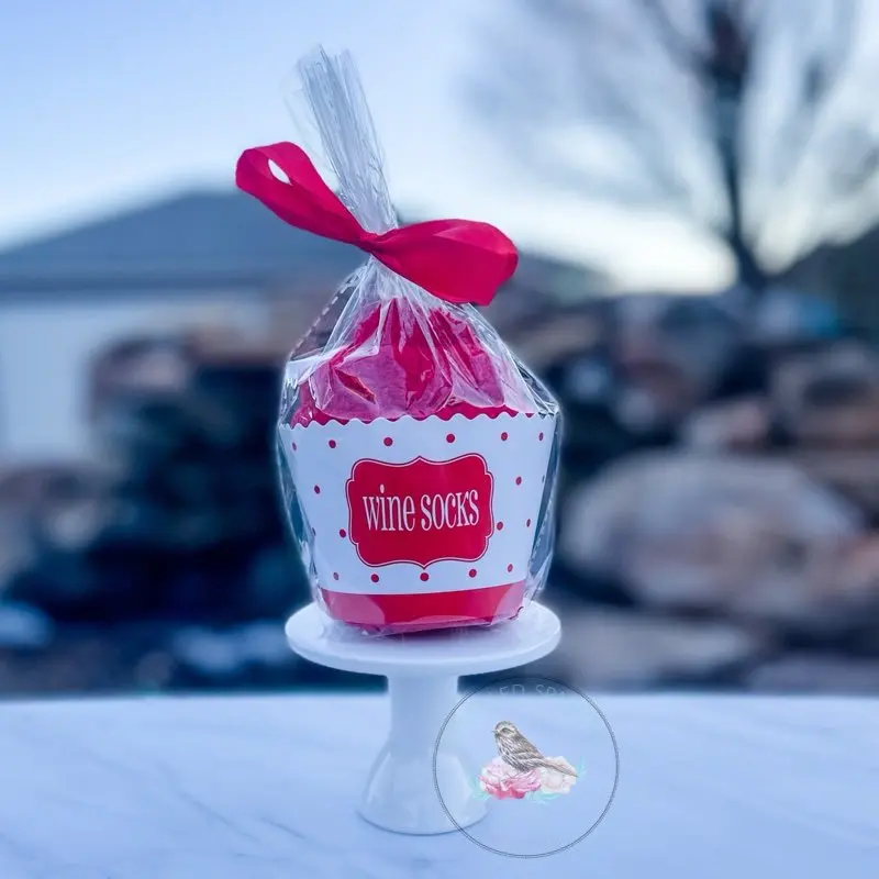 Cupcake Wine & Coffee Socks