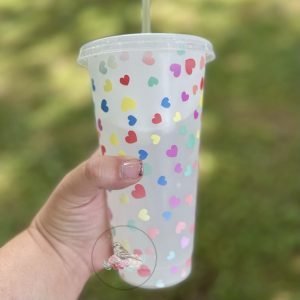 Happy Hearts Rainbow Color Changing Cup