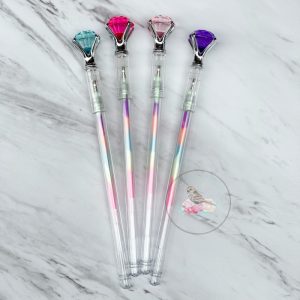 {Dozen Pack} Diamond Rainbow Gel Ink Pen