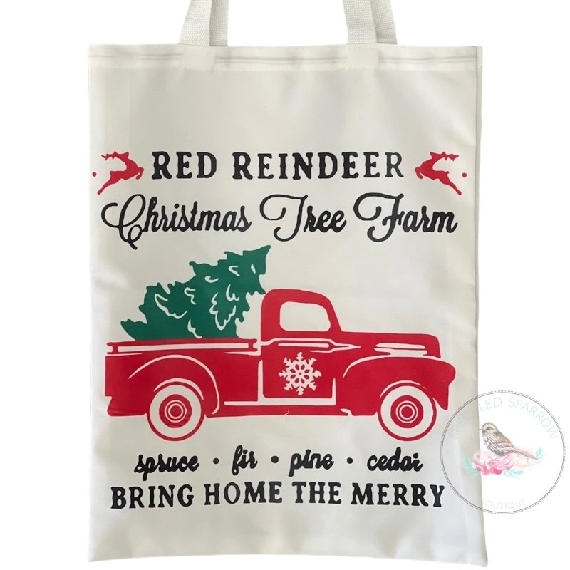 Christmas Tree Farm Tote Bag