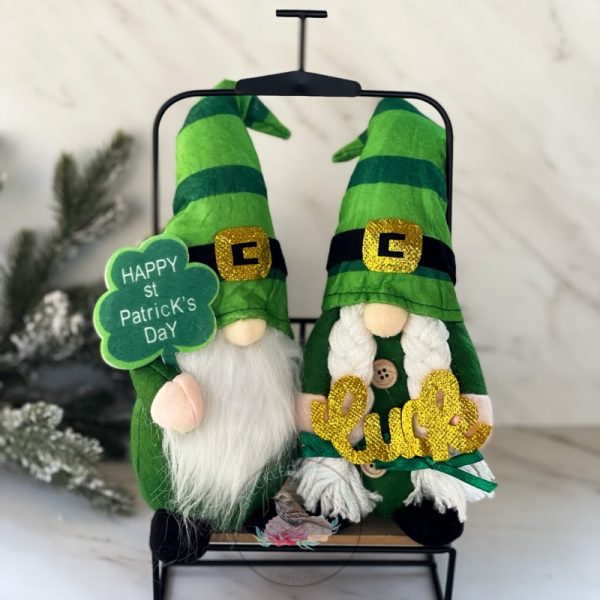 Luck of the Irish Gnome Shelf Sitter Set