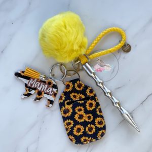 Sunflower Self Defense Keychain Bundle